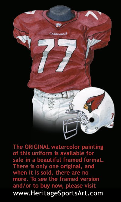 Heritage Uniforms and Jerseys and Stadiums - NFL, MLB, NHL, NBA, NCAA, US  Colleges: Arizona Cardinals Uniform and Team History