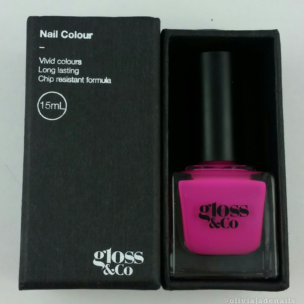 Gloss & Co packaging - Olivia Jade Nails