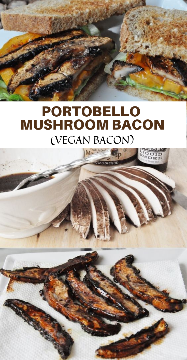 PORTOBELLO MUSHROOM BACON – VEGAN BACON #Vegan #Bacon PORTOBELLO MUSHROOM BACON – VEGAN BACON #Vegan #Bacon