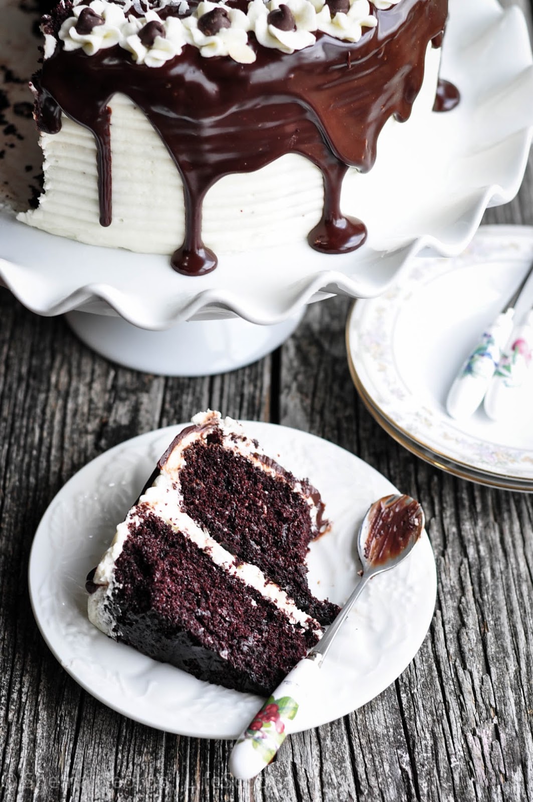 Life Scoops Almond Joy Cake (Layered chocolate cake with coconut