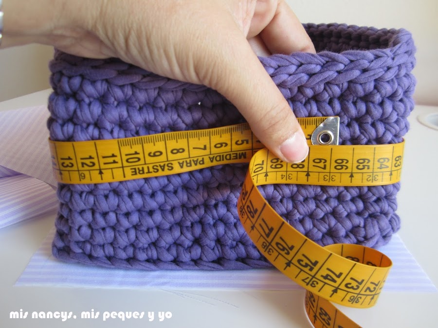 mis nancys, mis peques y yo, tutorial DIY funda cestas, medir contorno exterior