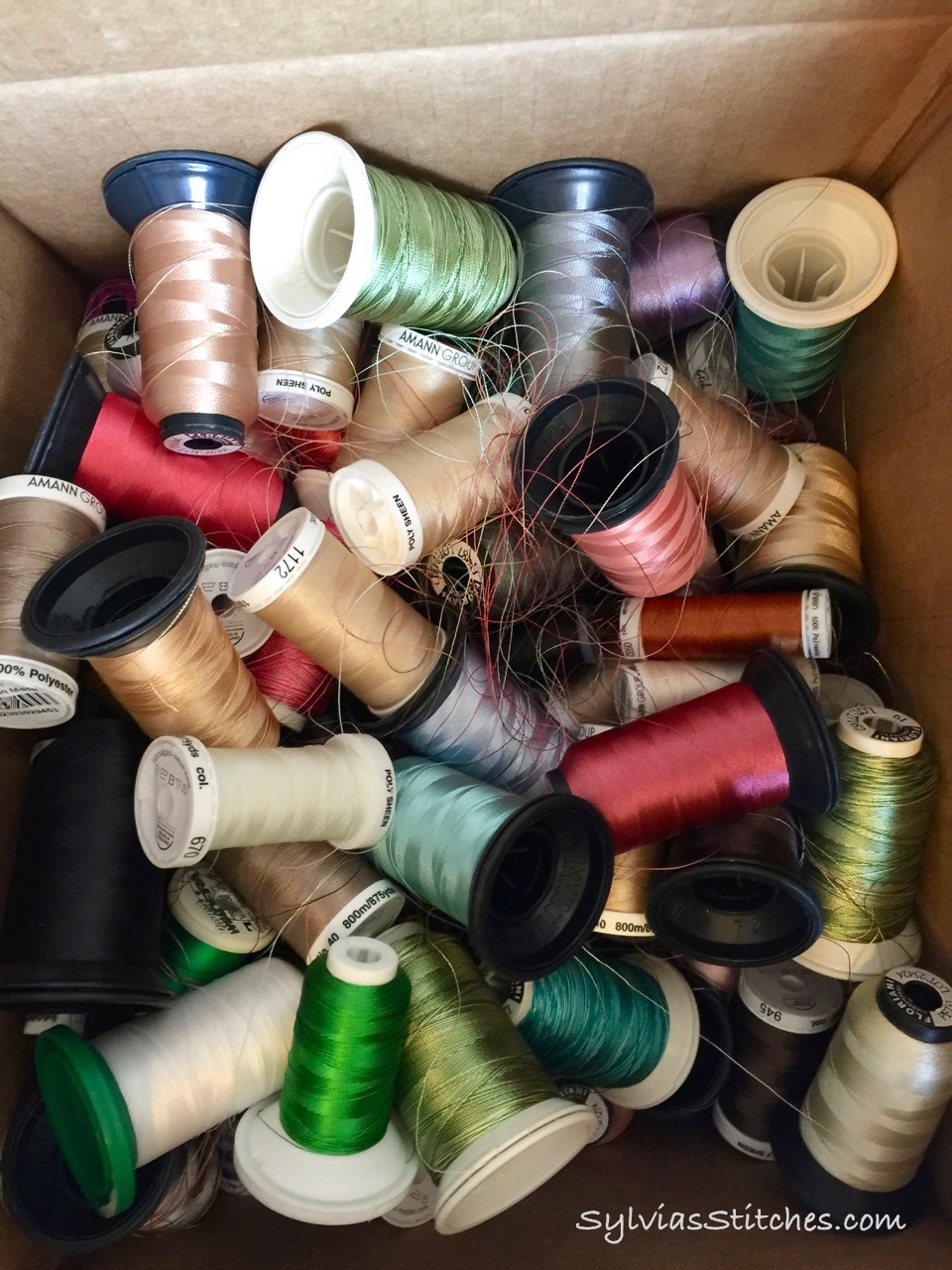 Easy DIY Thread Storage Cart - Sylvia's Stitches