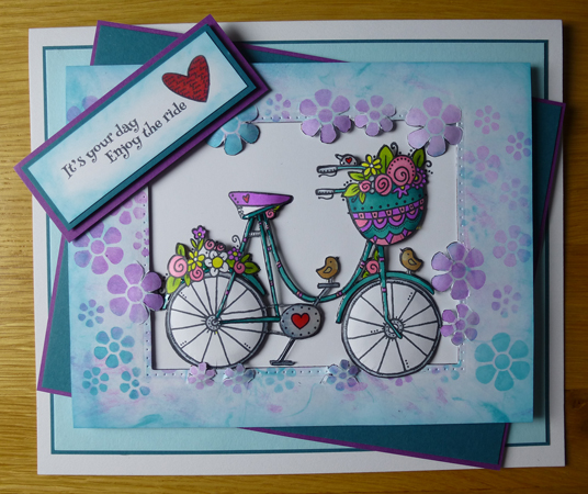 Card using Woodware products Card using Woodware products