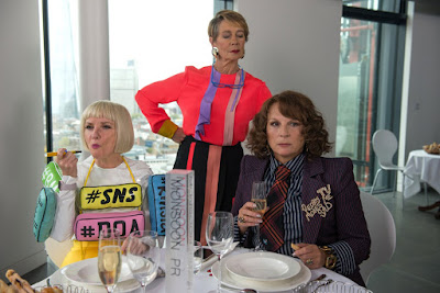 Jane Horrocks, Celia Imrie and Jennifer Saunders in Absolutely Fabulous: The Movie