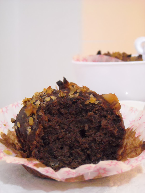 Tibalda T Cocina Muffins de banana y cacao