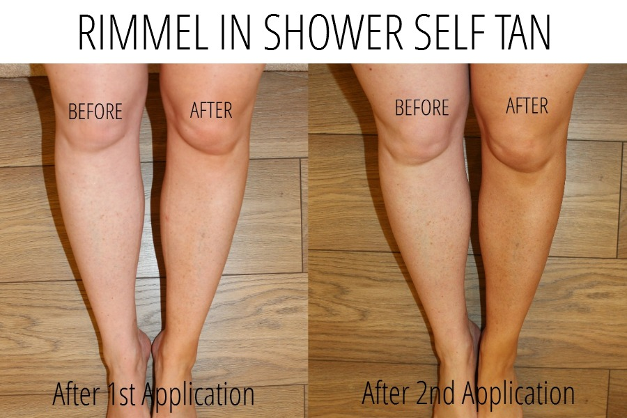 Rimmel In Shower Self Tan Review and Photos Pink Paradise Beauty