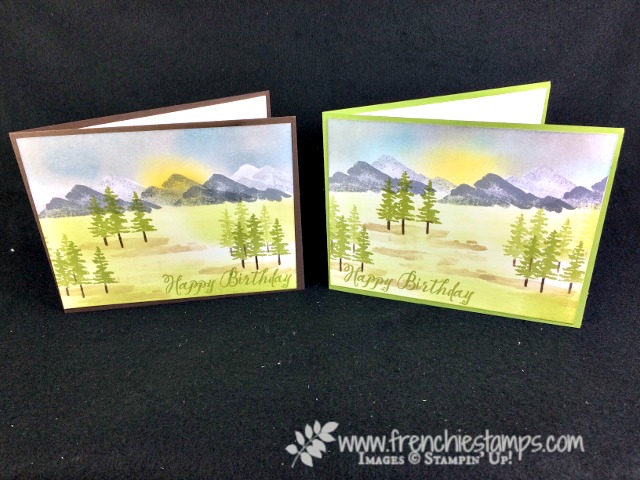 Waterfront, Sunset in the Meadow, Stampin'Up!, Frenchiestamps,