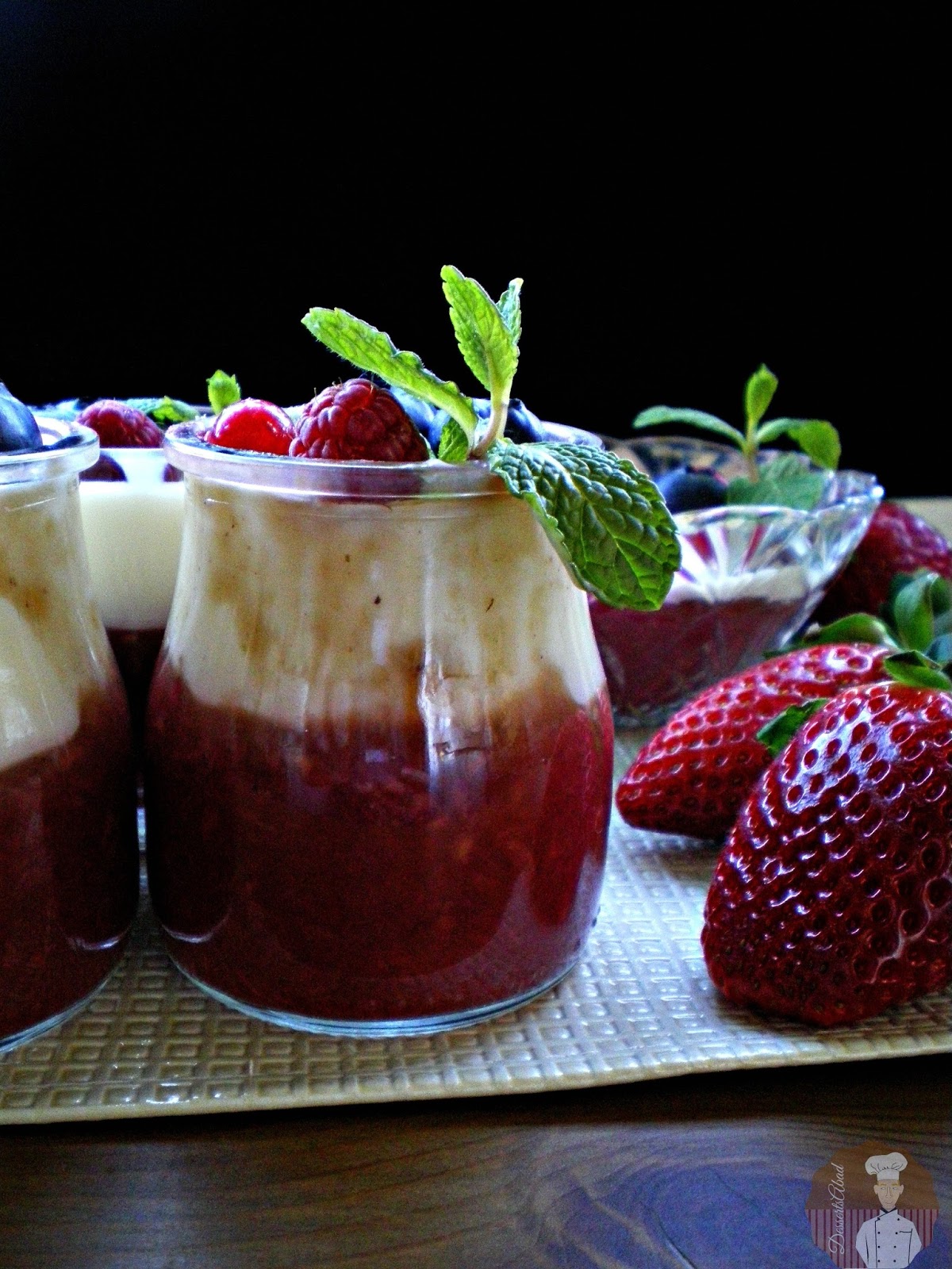 DessertsAbad: Rote Grütze mit Vanillesoße {Crema de frutos rojos con ...