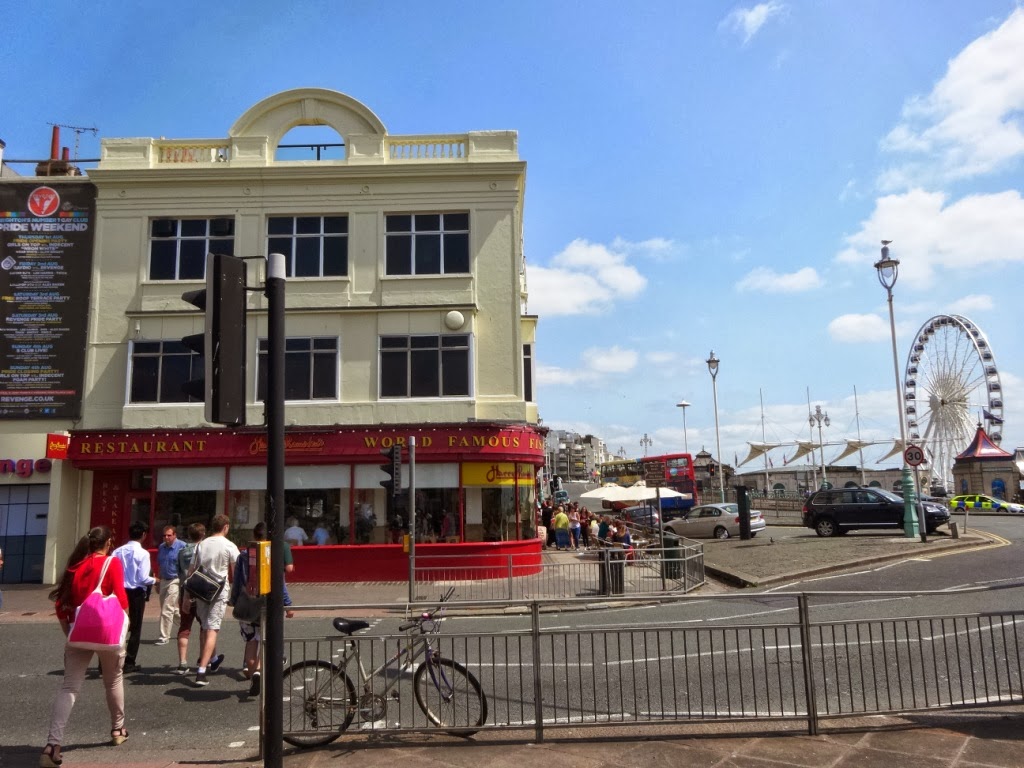 ashokism... "World Famous" Fish & Chips...at Brighton