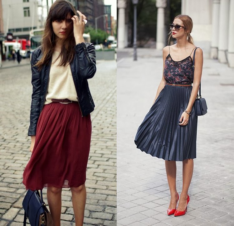 How To Wear Knee Length Skirts | vlr.eng.br