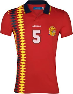 スペイン代表 1994 ワールドカップユニフォーム-ホーム