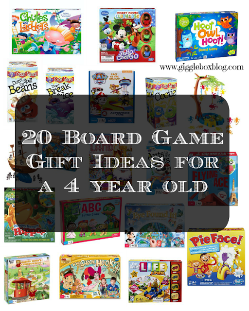 20 Board Game Gift Ideas for a 4 year old Gigglebox Tells it Like it is