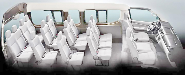 nissan van 18 seater