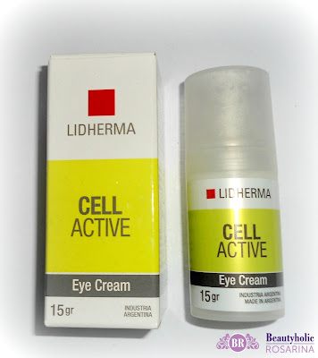 Reseña: Cell Active Eye Cream de Lidherma