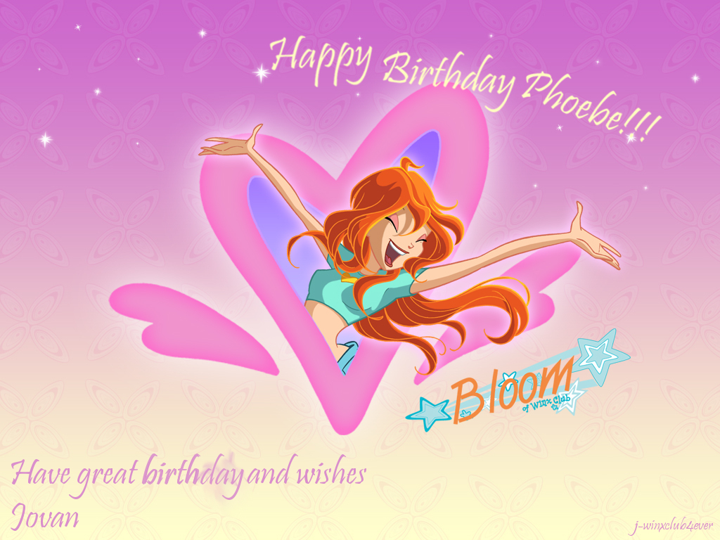 WinxClub4Ever | Home™: Happy Birthday Phoebe! Srecan rodjendan Fibi!