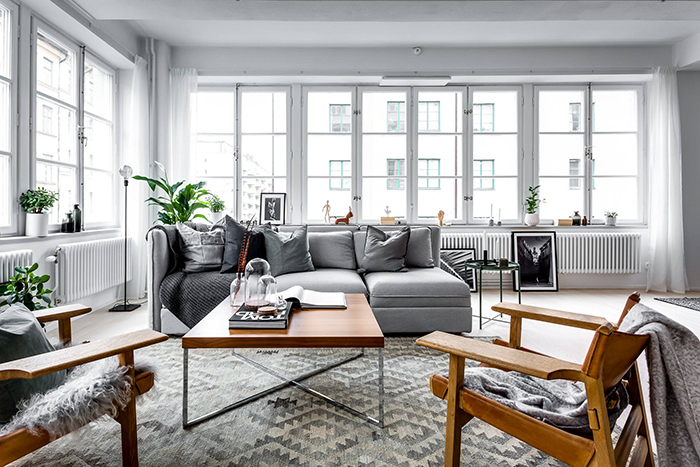 La revista de portobellostreet.es donde habitan los muebles de ... Comedor de 6 sillas sencillo blanco con gris