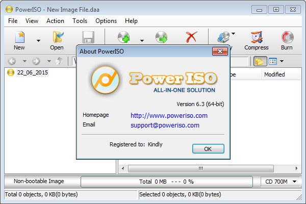PowerISO 6.3 Terbaru