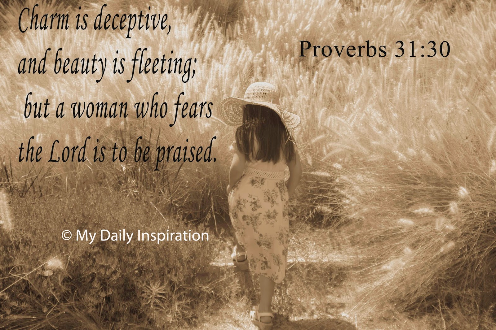 A woman who fears the Lord is to be praised