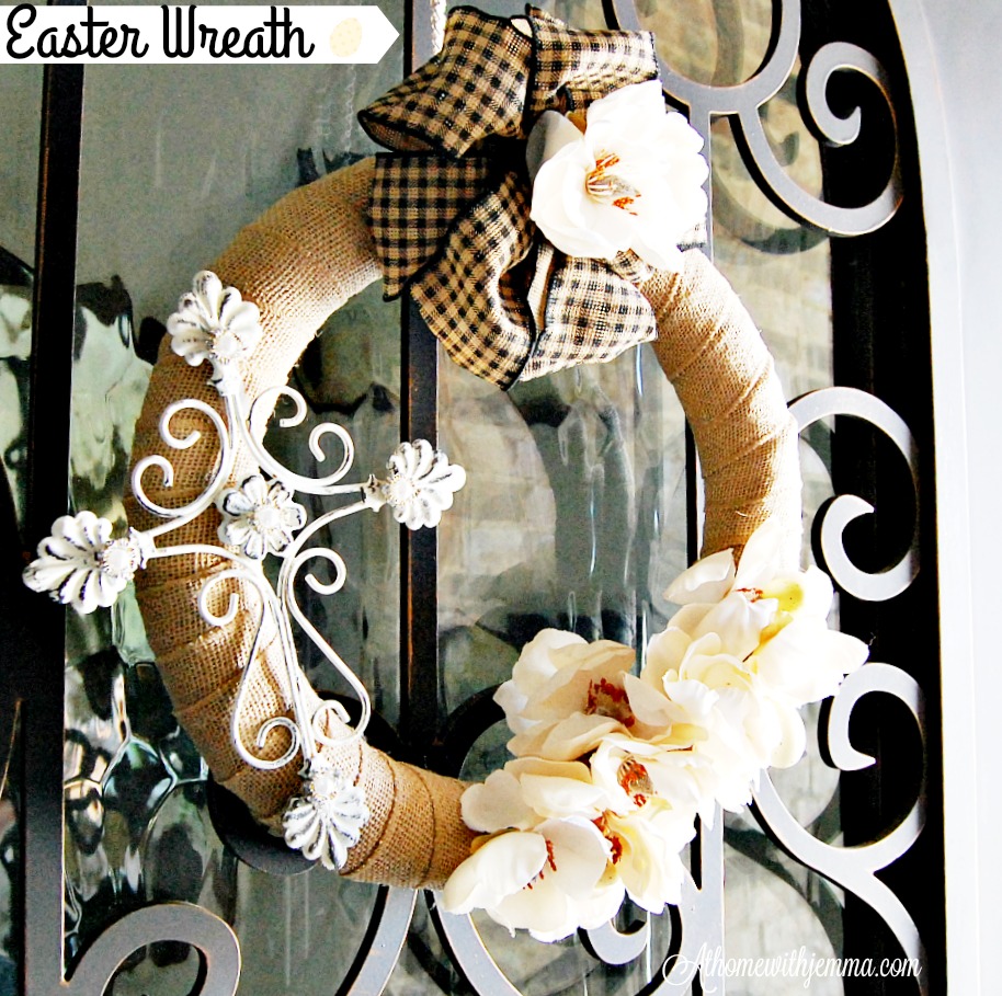 DIY Easter Wreath At Home with Jemma