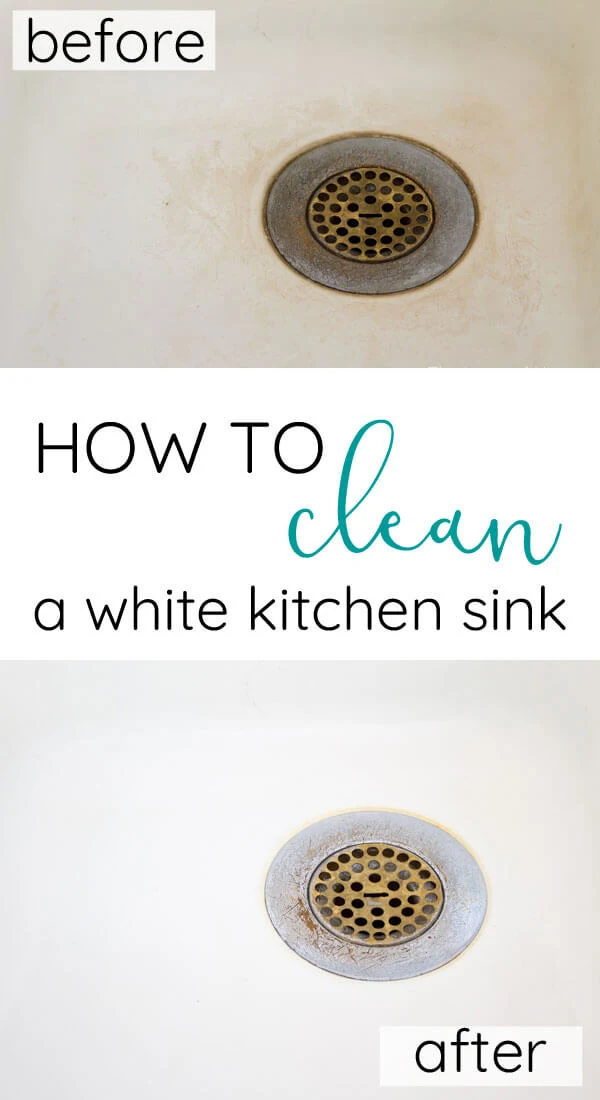 How to clean an enameled cast iron kitchen sink