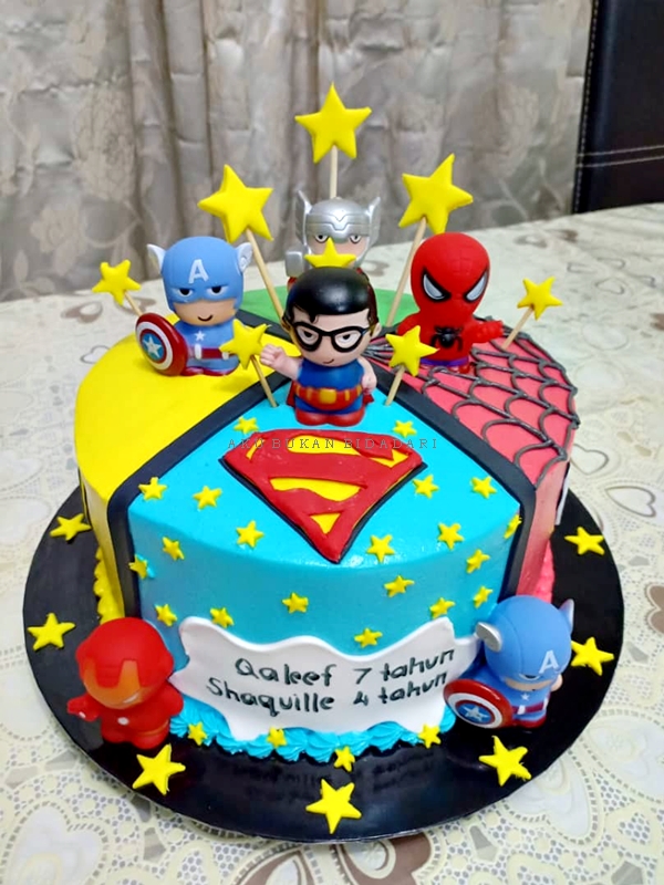Aku Bukan Bidadari Persiapan Birthday Party Anak2 Tema Super Hero