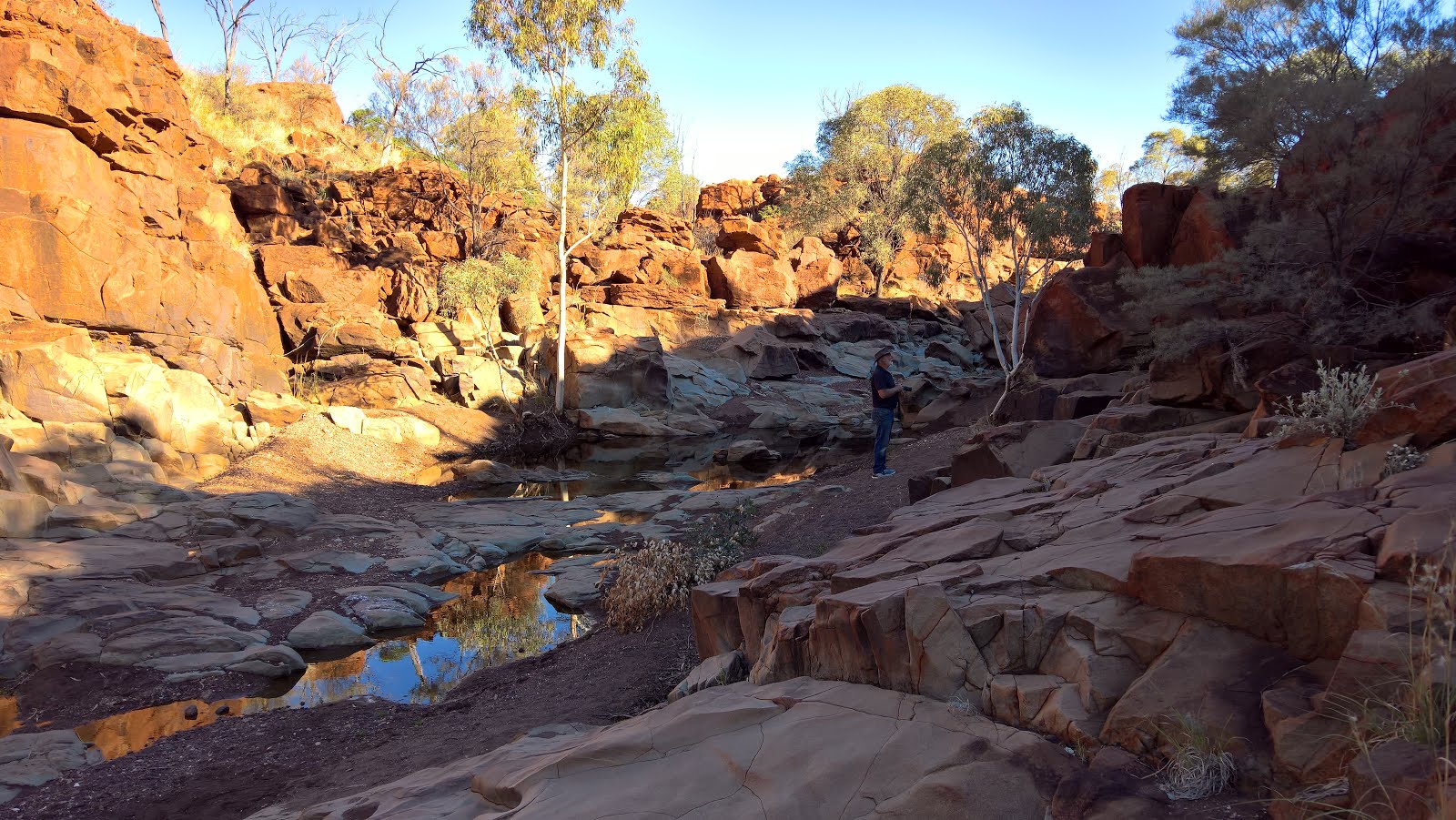 First rock art site