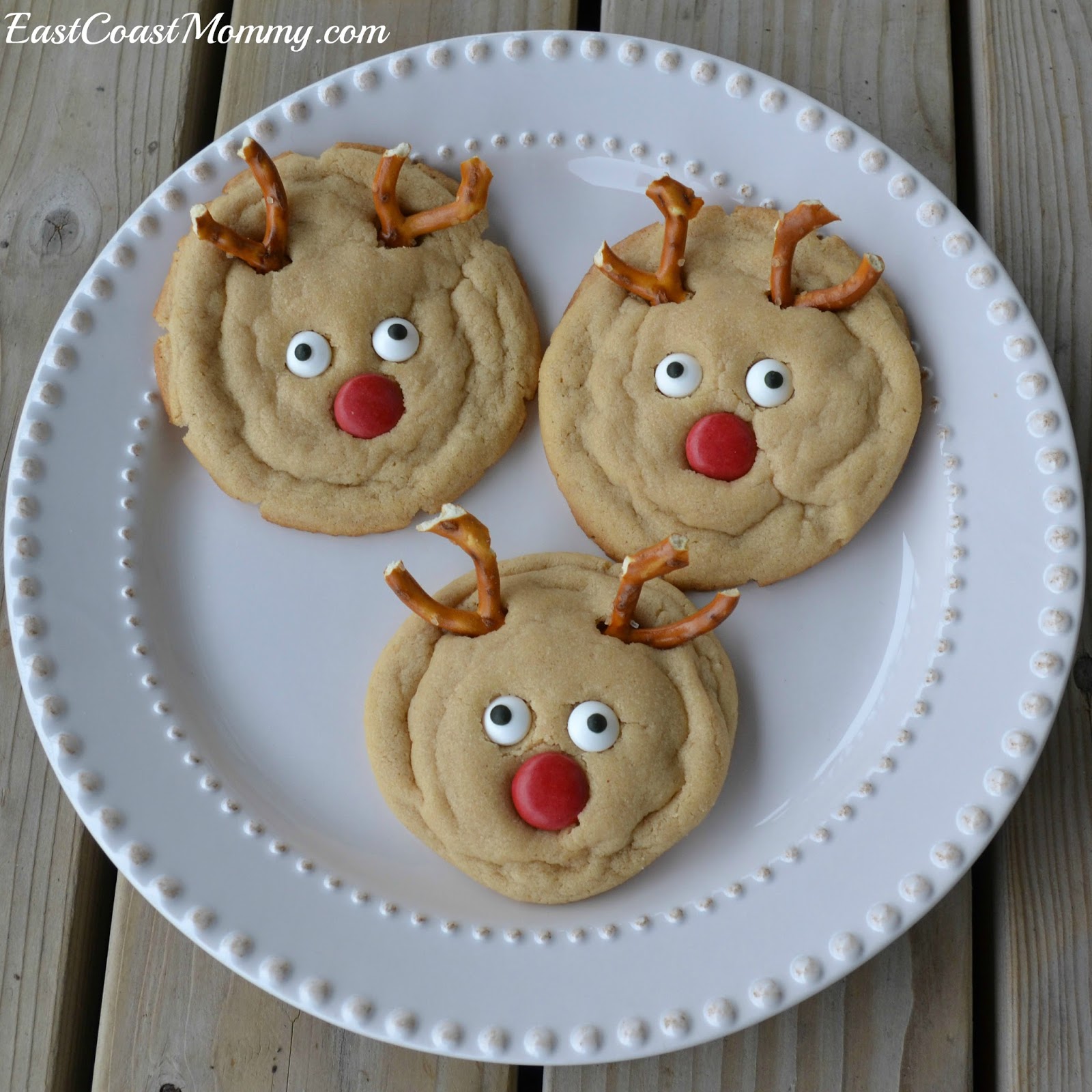 East Coast Mommy: Peanut Butter Reindeer Cookies