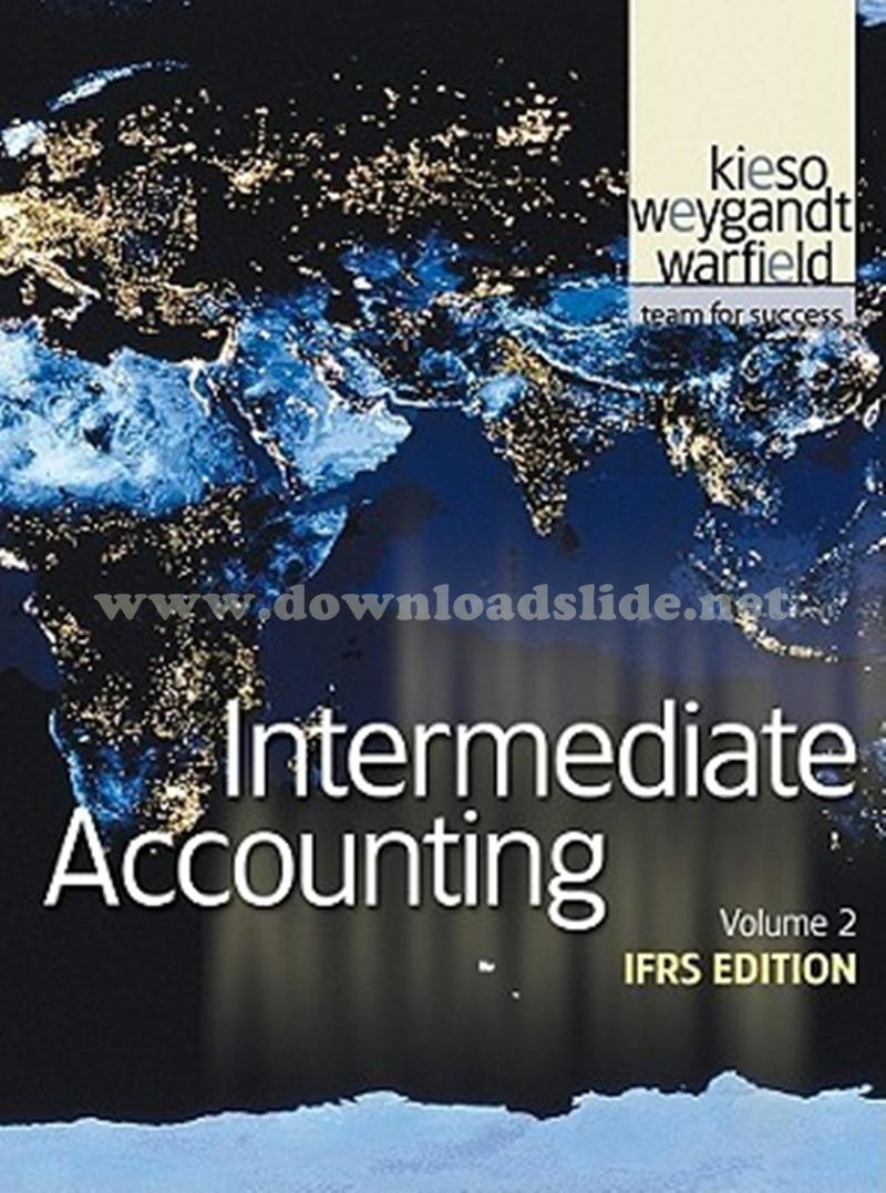 Solution Manual Intermediate Accounting IFRS Edition Volume 2 by Kieso, Weygandt, Warfield