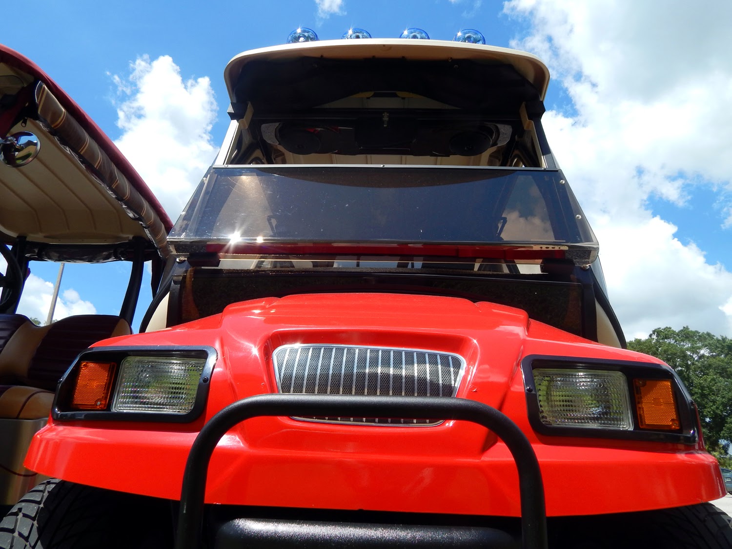 Customized Ford Truck Club Car golf cart in Sun City Center, FL