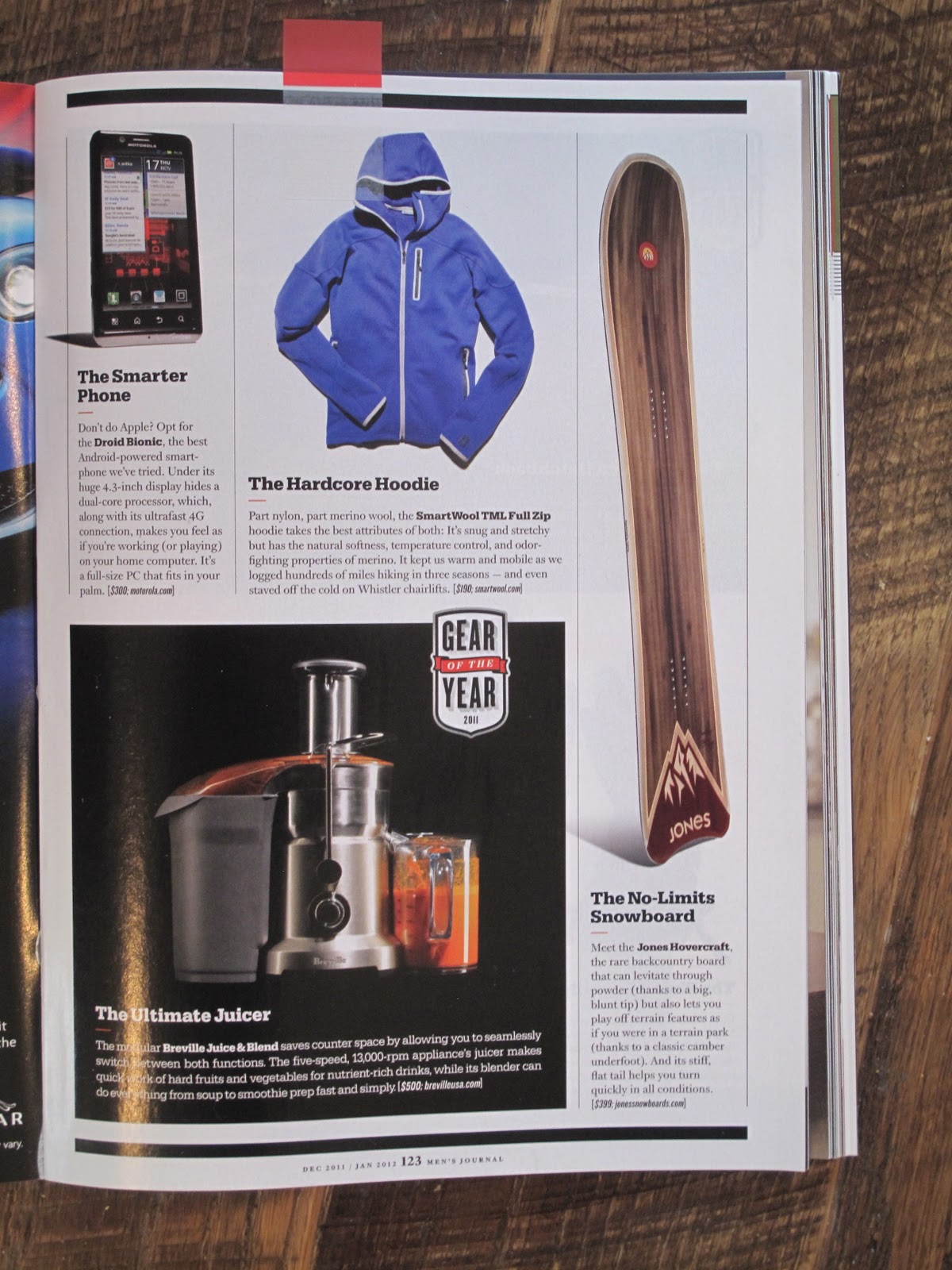 Jeremy Jones PR Men's Journal Gear of the Year Winner, Jones Snowboards