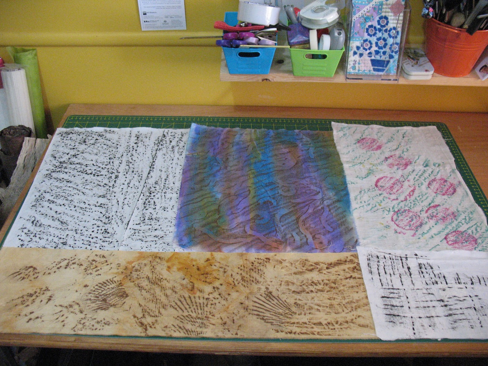 mels artistic journey rubbing texture