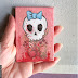 Girly Skull with Blue Bow / Die for Music