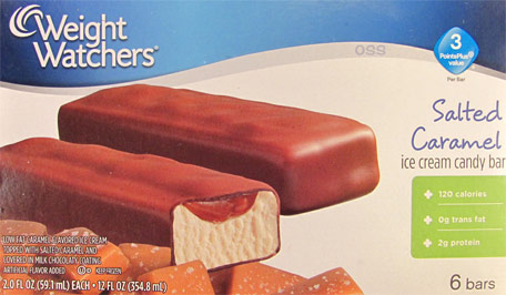 Product Review: Weight Watchers Salted Caramel Ice Cream Candy Bars