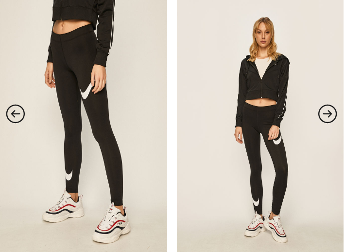 Nike Sportswear - Colanti dama negri lungi pentru fitness ieftini moderni Nike Sportswear - Colanti dama negri lungi pentru fitness ieftini moderni