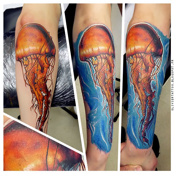méduse medusa tattoo tatouage realist realistic clermont ferrand olivier poinsignon