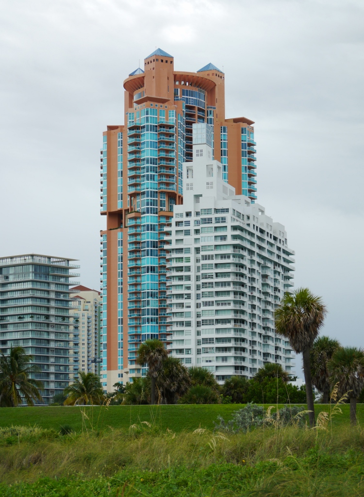 Miami Beach Floride Ocean Boulevard Plage South Beach Buildings