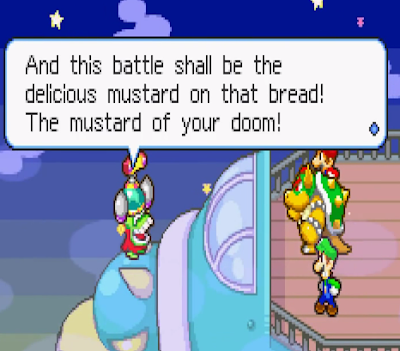 The mustard of your doom! Fawful mustard of your doom Mario Luigi Superstar Saga screenshot