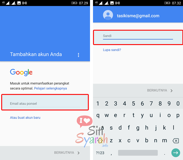 cara tambah 2 akun google di android