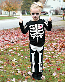 Freshly Completed: Make Your Own-- Easy- Skeleton Costume.