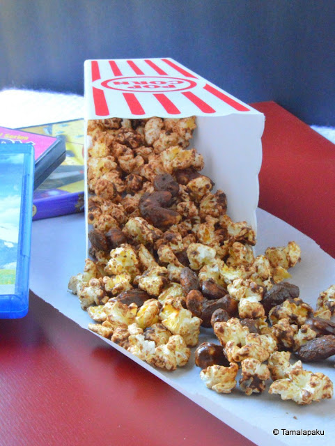 Chocolate Popcorn And Nuts