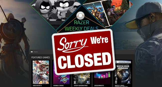Setelah sepuluh bulan diluncurkan, Razer Game Store akan ditutup 28 Februari