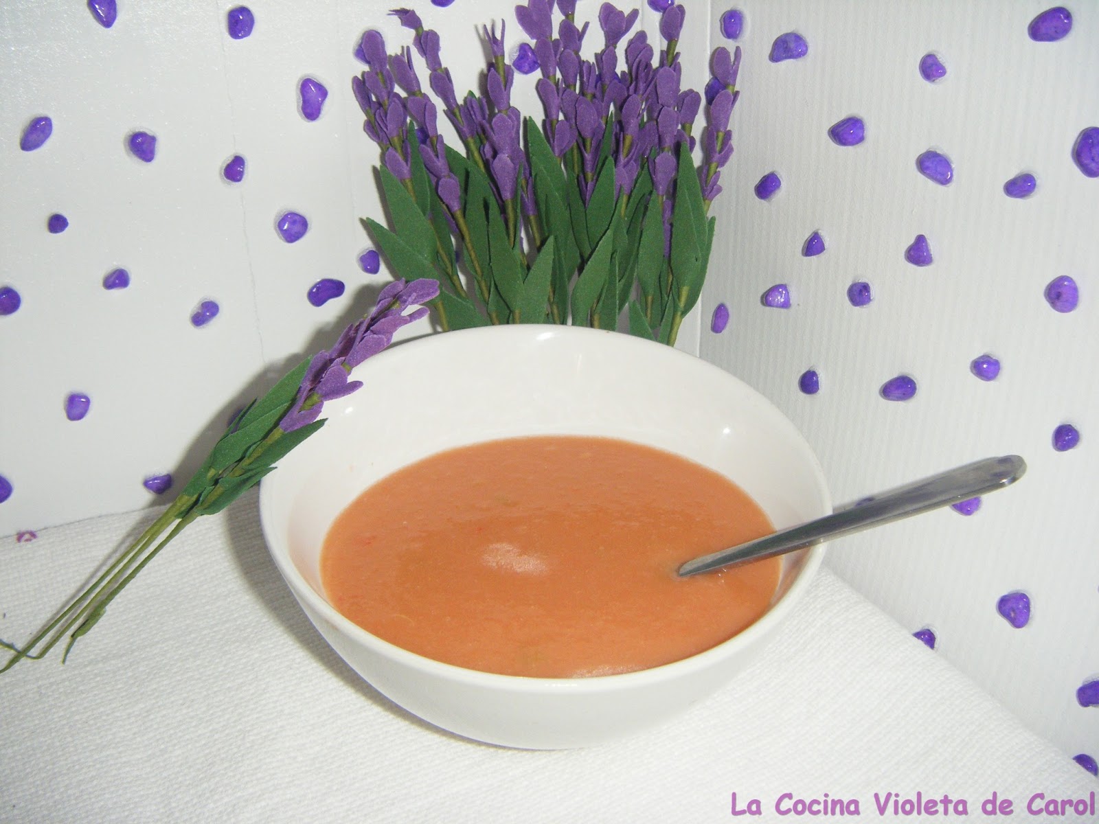 La Cocina Violeta de Carol: Gazpacho sin pepino