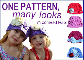 Crocheted Spring Hats for Girls