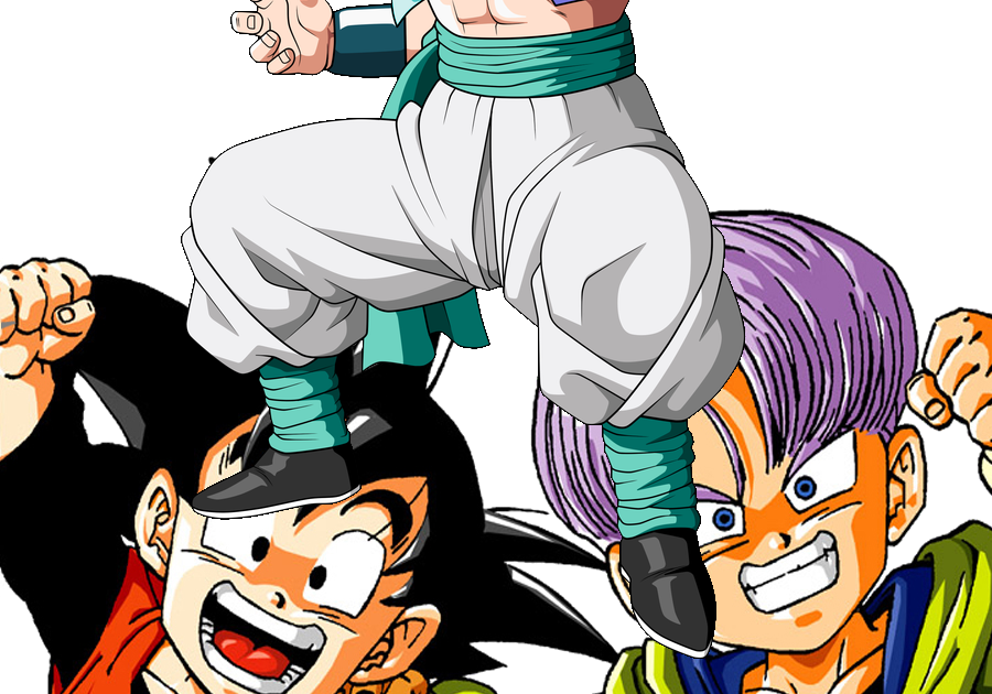 Trunks And Gotens Fusion Dance Dragon 