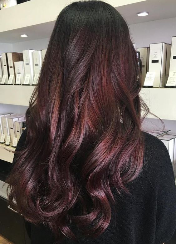 12 Hottest Mahogany Hair Color Highlights For Brunettes