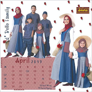 Koleksi terbaru sarimbit keluarga Dannis D'Belle Family