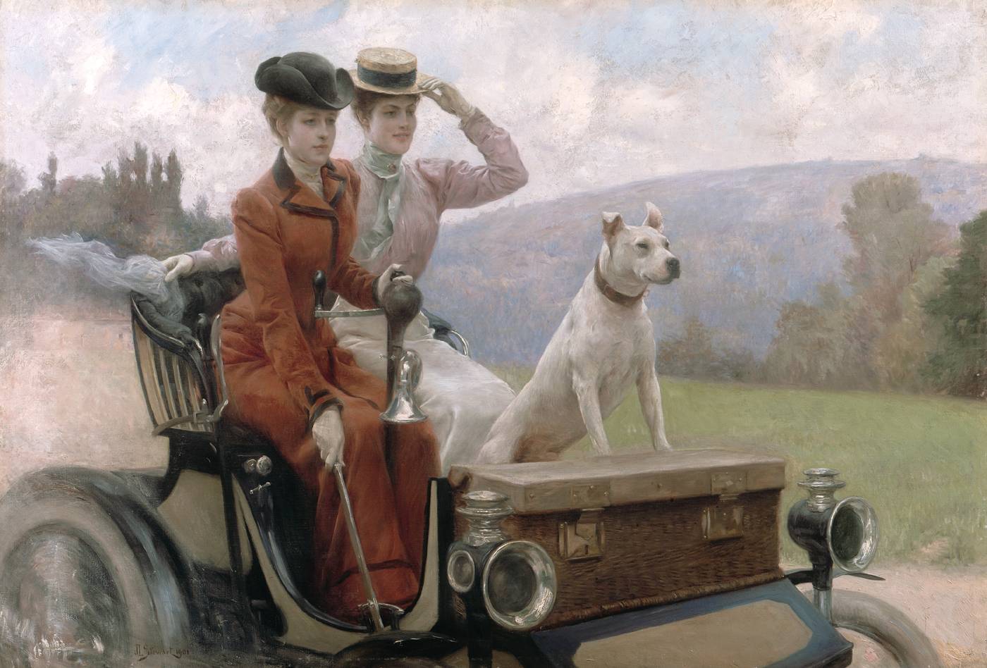 Julius Le lanc Stewart Les Dames Goldsmith au bois de oulogne