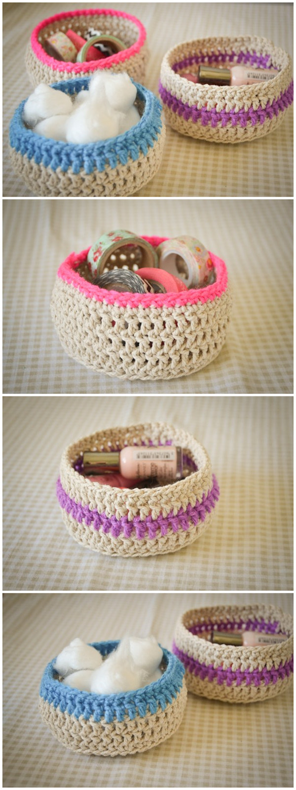 Loving…crochet baskets