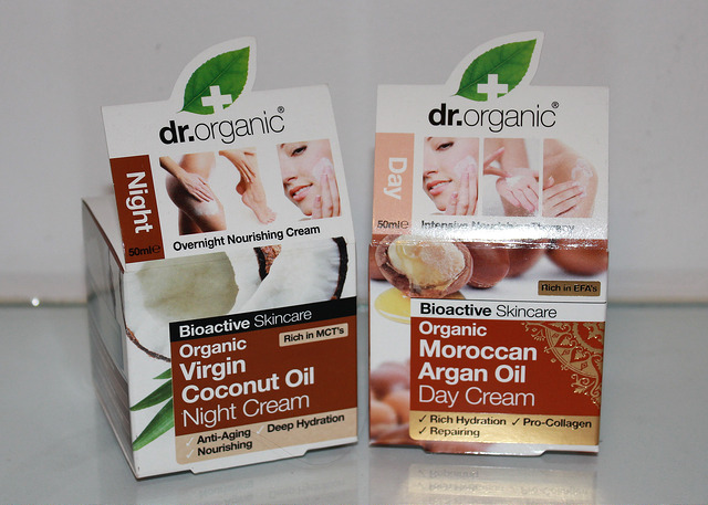 Dr Organic Day and Night Creams