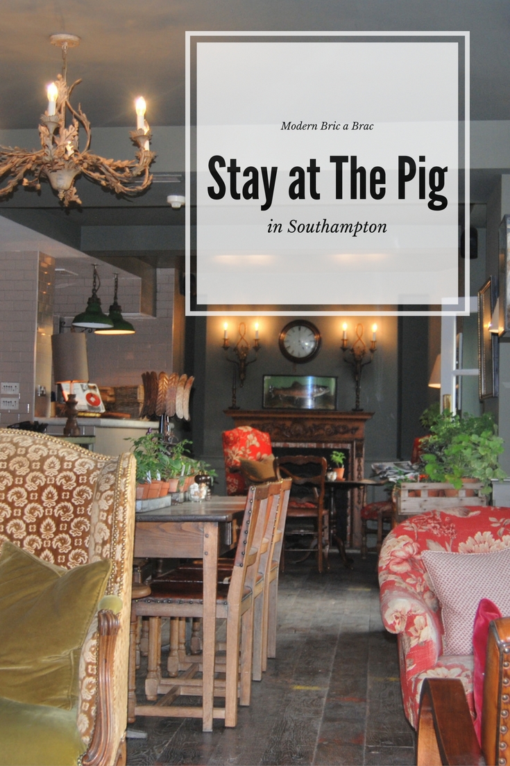 Days Away - Stay and Eat at The Pig in Southampton, photo by modern bric a brac
